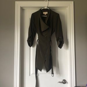 Michael Kors asymmetrical zip jacket
